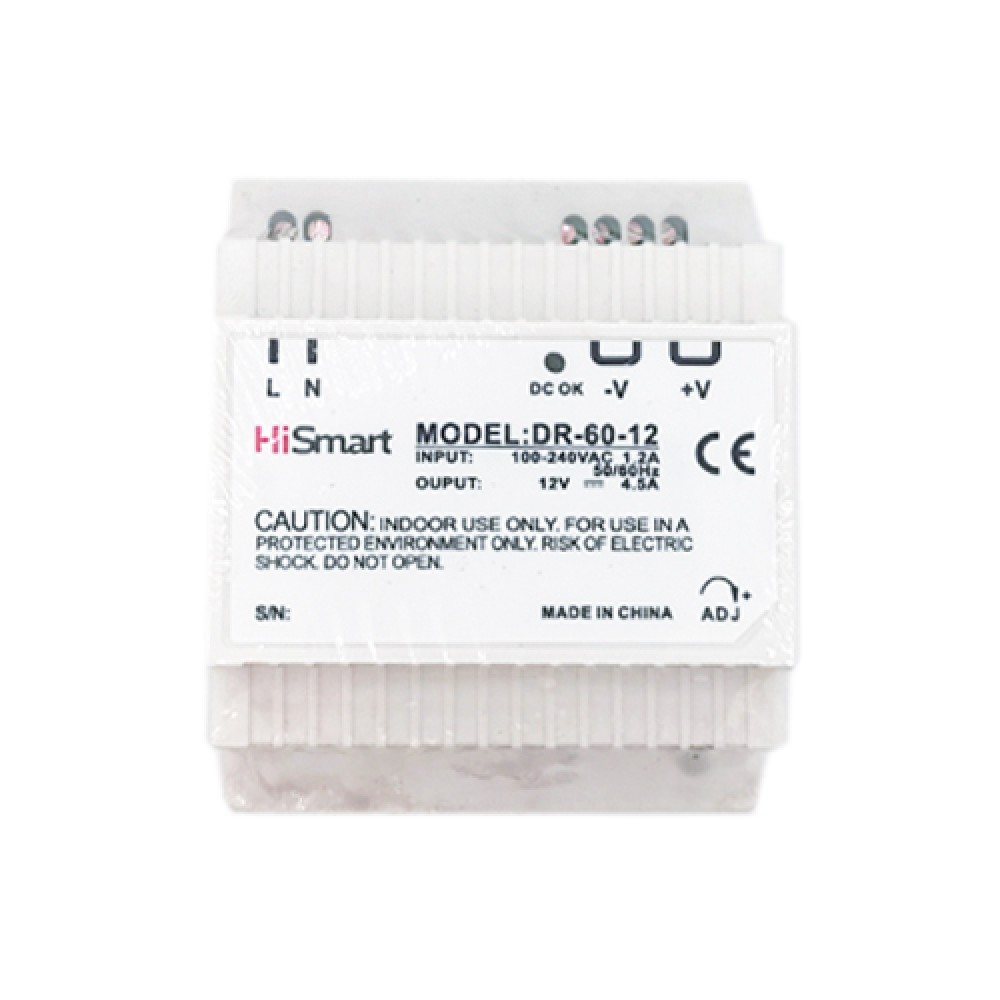 Power supply 12V, 4.5A, 60W, DIN